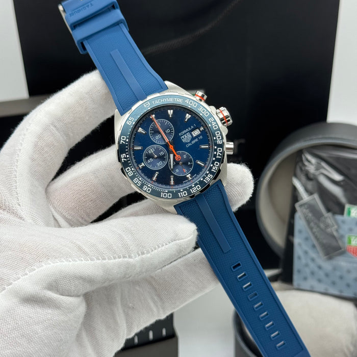 TAG Heuer Formula 1 Calibre 16 Chronograph Men’s Watch – Blue Dial