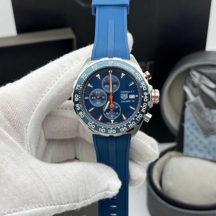 TAG Heuer Formula 1 Calibre 16 Chronograph Men’s Watch – Blue Dial