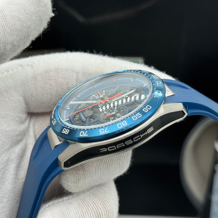 TAG Heuer Carrera x Porsche Chronograph – Blue Skeleton Dial