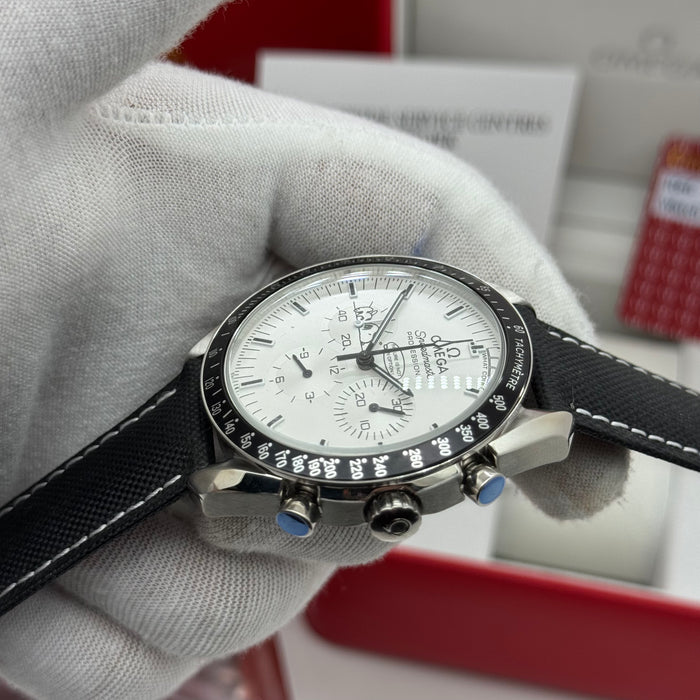 Omega Speedmaster Professional “White Dial” Moonwatch Chronograph 42mm