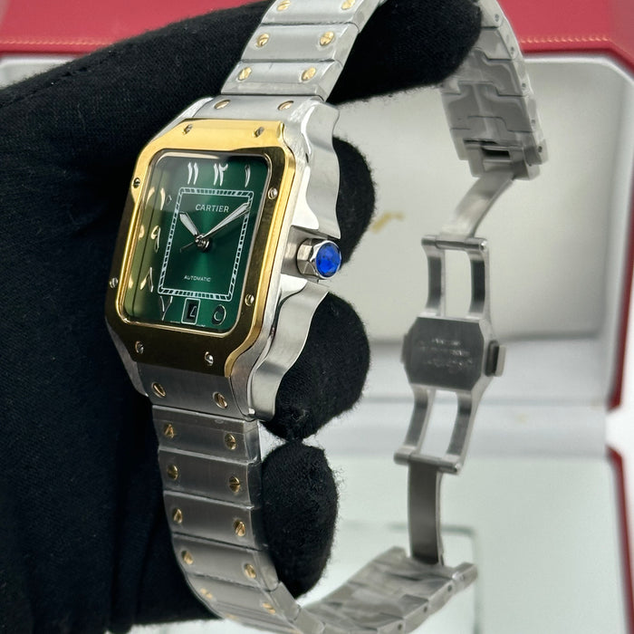 Cartier Santos de Cartier two-tone Green Automatic 40mm