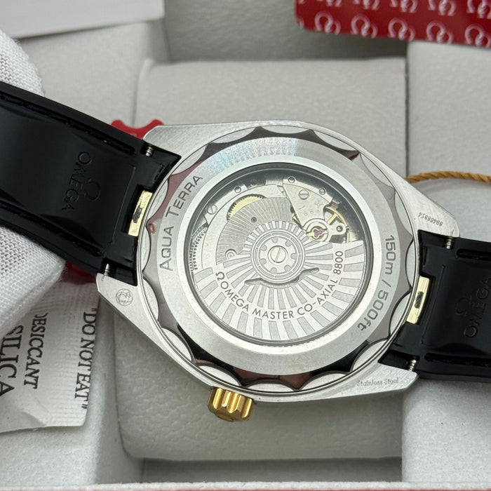Omega Seamaster Aqua Terra Co-Axial Master Chronometer 41mm Black Dial Two-Tone