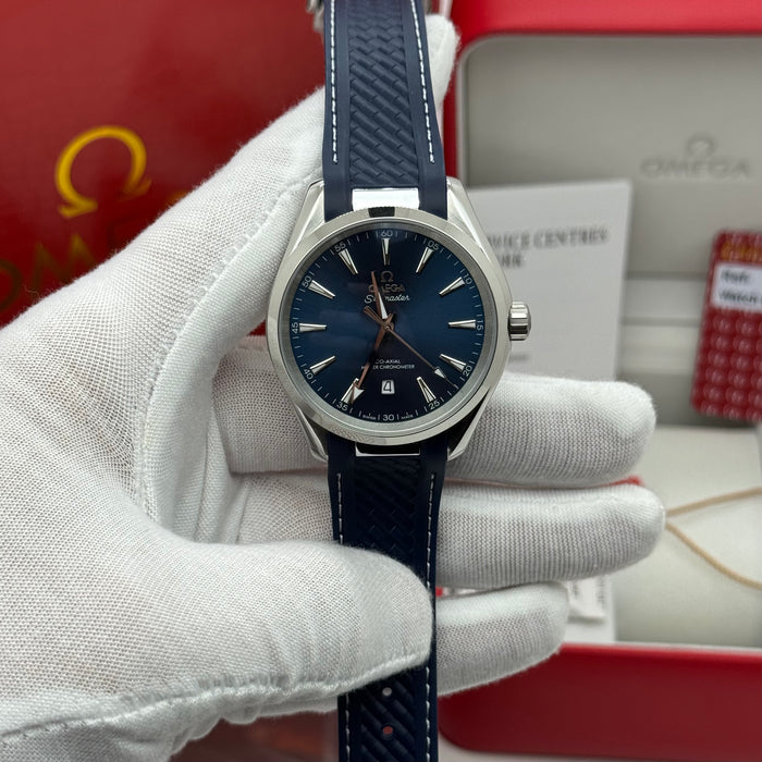 Omega Seamaster Aqua Terra 150M Co-Axial Master Chronometer 41mm Blue Dial