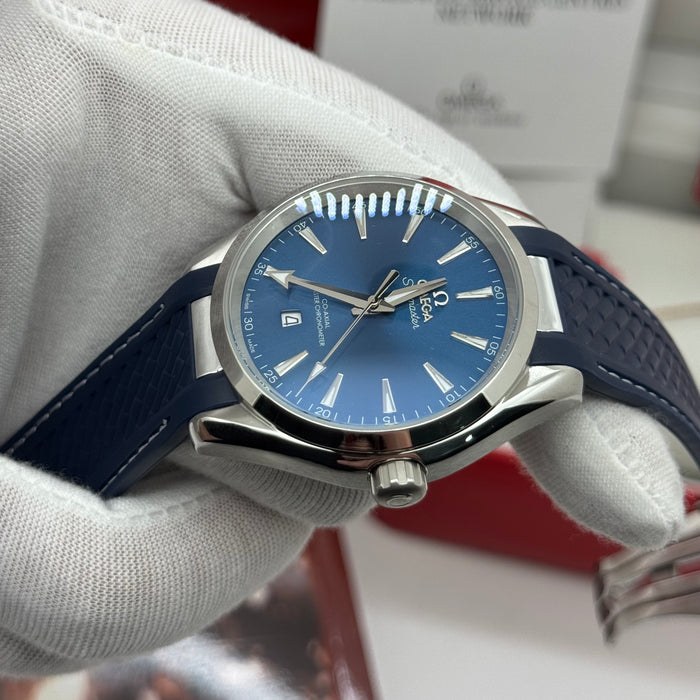 Omega Seamaster Aqua Terra 150M Co-Axial Master Chronometer 41mm Blue Dial