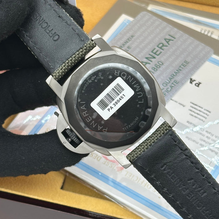 Panerai Luminor Marina green dial swiss