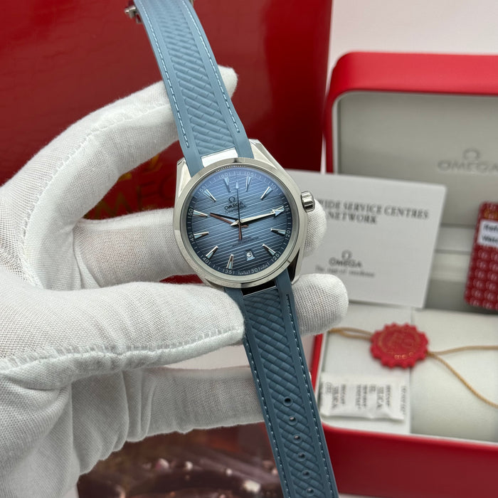 Omega Seamaster Aqua Terra 150M Co-Axial Master Chronometer 41mm Light Blue Dial