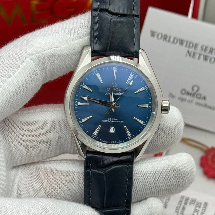 Omega Seamaster Aqua Terra 150M Co-Axial Master Chronometer 41mm Blue Dial