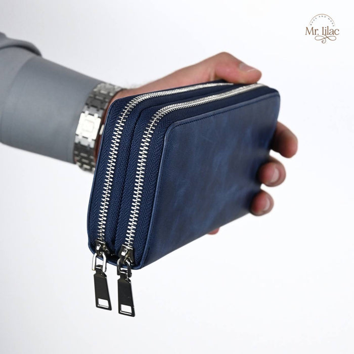 Real Leather Long Wallet