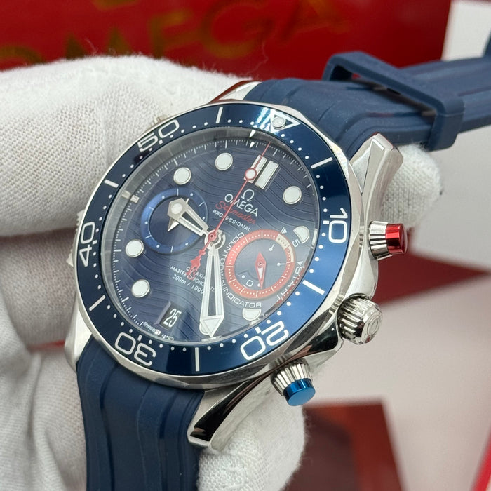 Omega Seamaster Diver 300M Co-Axial Master Chronometer Chronograph “America’s Cup Edition” 44mm
