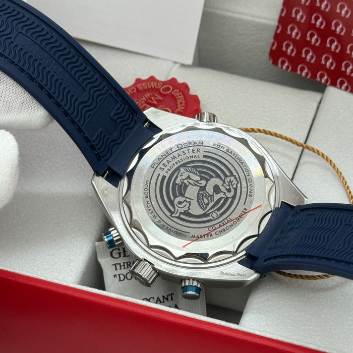 Omega Seamaster Planet Ocean 600M Co-Axial Master Chronometer Chronograph 45.5mm Blue Dial