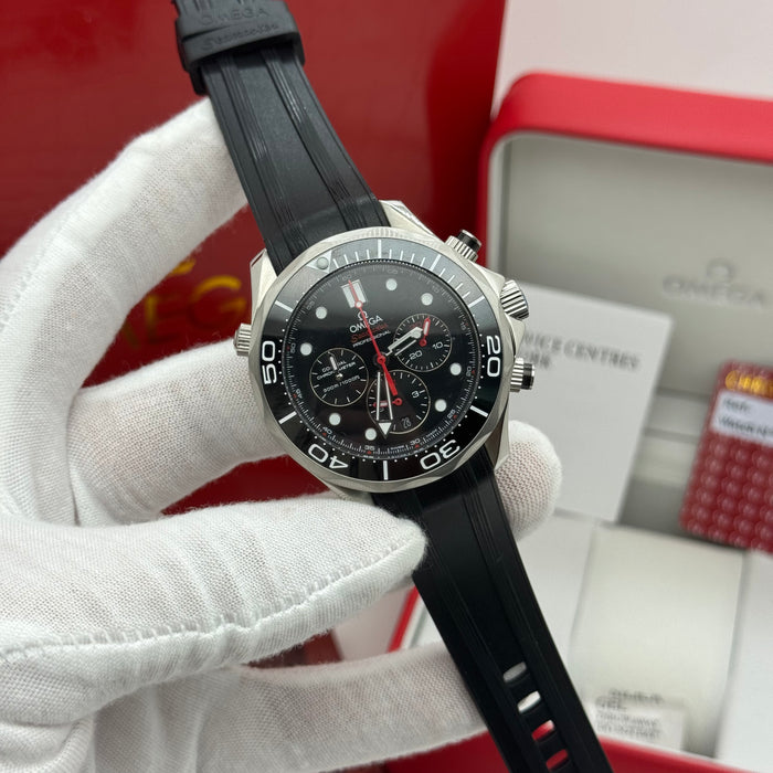 Omega Seamaster Diver 300M Co-Axial Chronograph 44mm – Black Ceramic Bezel