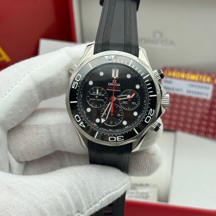 Omega Seamaster Diver 300M Co-Axial Chronograph 44mm – Black Ceramic Bezel