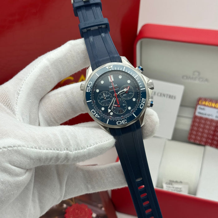Omega Seamaster Diver 300M Co-Axial Chronograph 44mm – Blue Ceramic Bezel