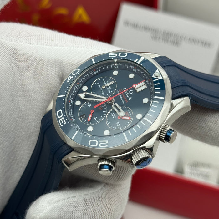 Omega Seamaster Diver 300M Co-Axial Chronograph 44mm – Blue Ceramic Bezel