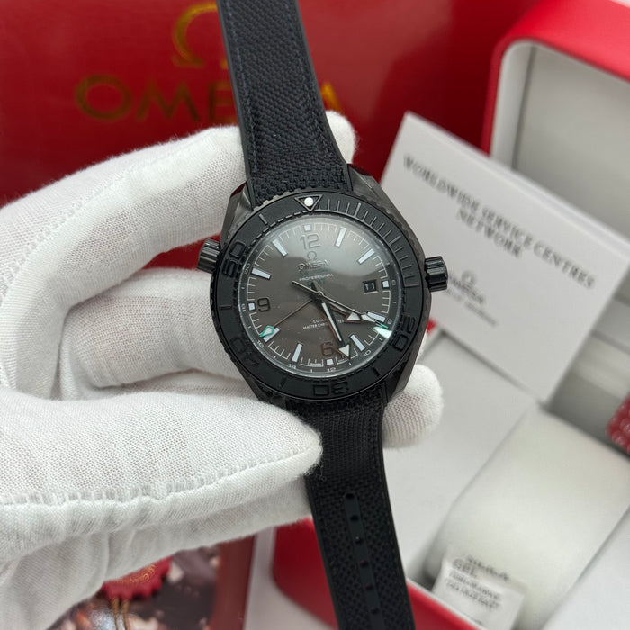 Omega Seamaster Planet Ocean “Deep Black” 45.5mm – Co-Axial Master Chronometer