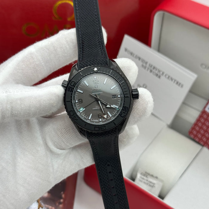 Omega Seamaster Planet Ocean “Deep Black” 45.5mm – Co-Axial Master Chronometer