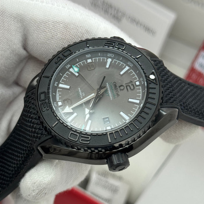 Omega Seamaster Planet Ocean “Deep Black” 45.5mm – Co-Axial Master Chronometer