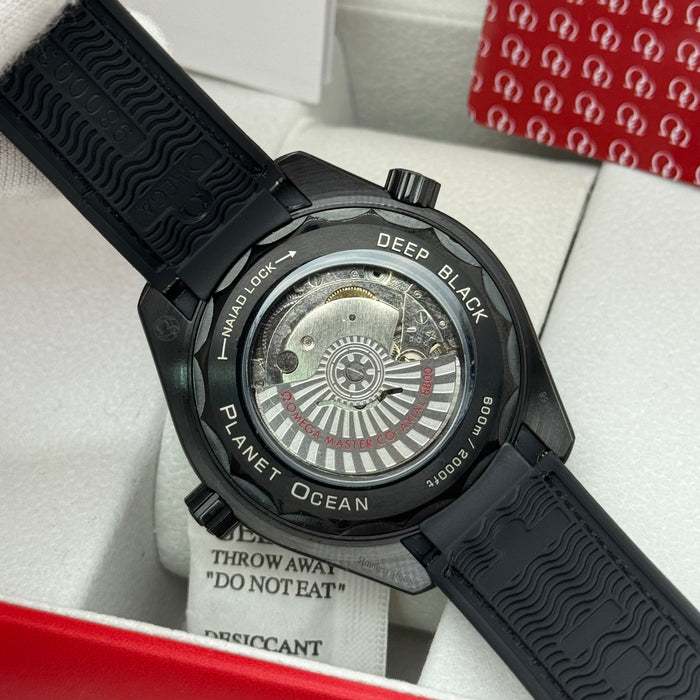 Omega Seamaster Planet Ocean “Deep Black” 45.5mm – Co-Axial Master Chronometer