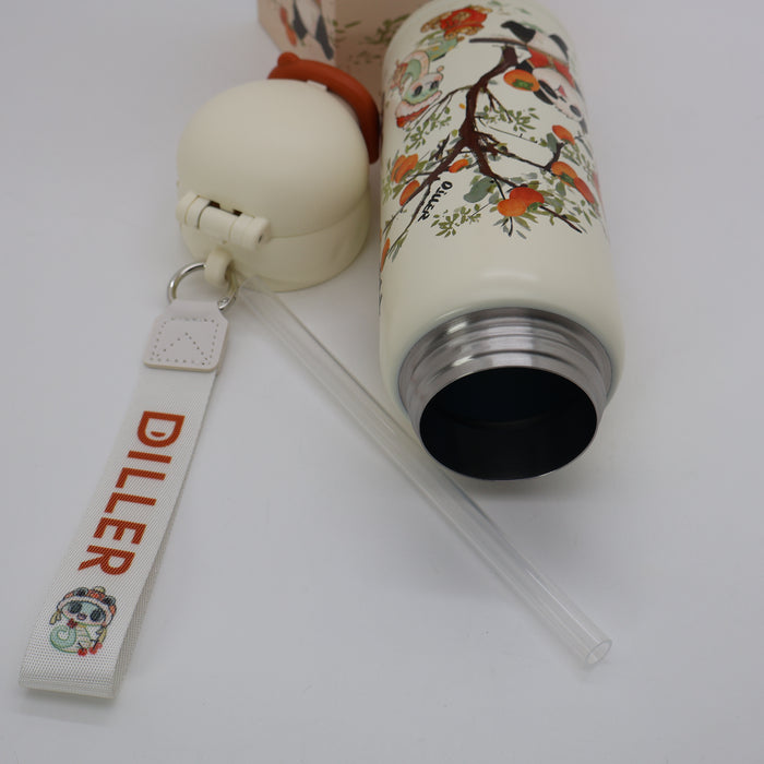 Diller Double-Wall & Vacuum Cup Keep Warm Cold Insulation 600mL