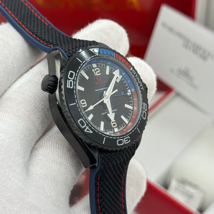 Omega Seamaster Planet Ocean 600M “Deep Black” America’s Cup Edition – Co-Axial Master