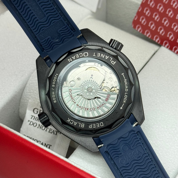 Omega Seamaster Planet Ocean 600M “Deep Black” America’s Cup Edition – Co-Axial Master
