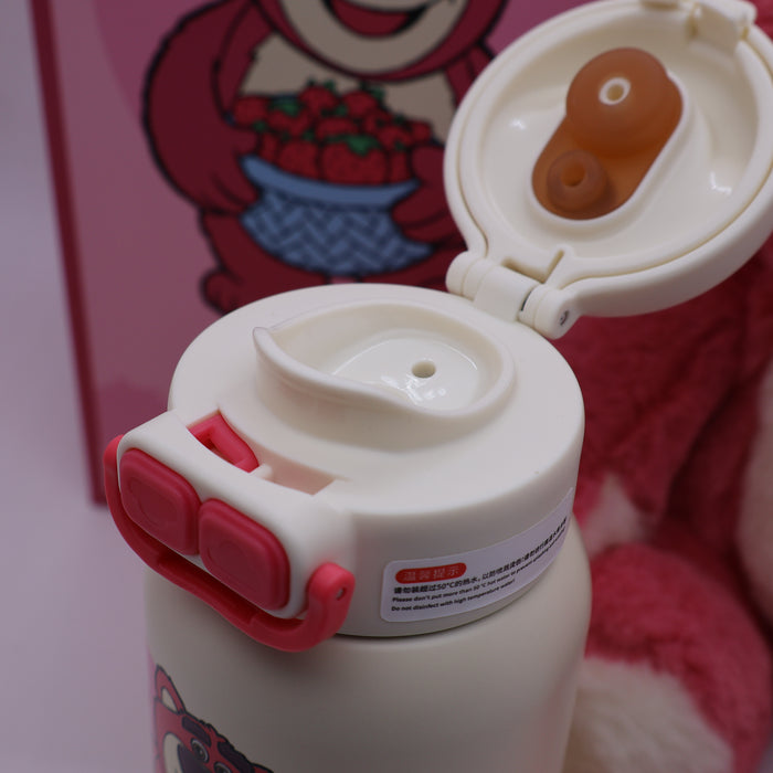 Disney Plush Medium Water Bottle 520mL Toy Story Lotso & Mickey Mouse