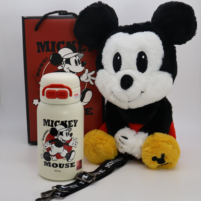 Disney Plush Medium Water Bottle 520mL Toy Story Lotso & Mickey Mouse