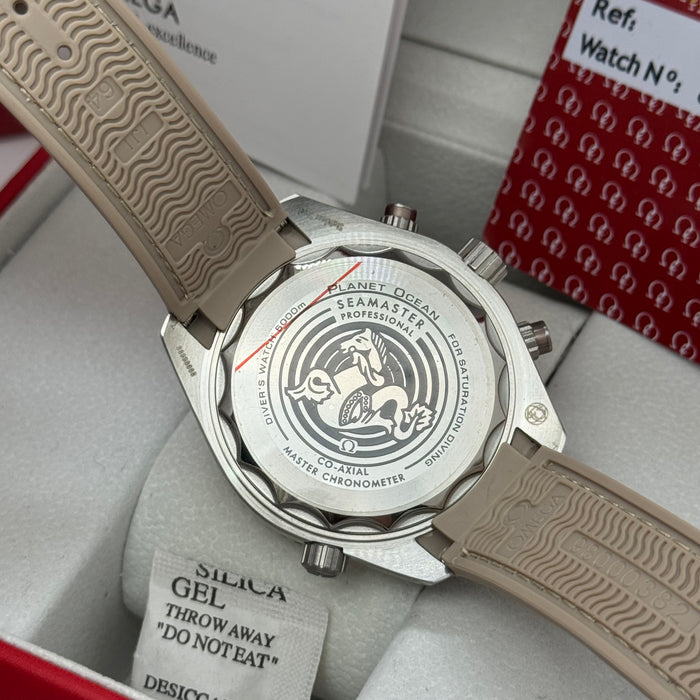 Omega Seamaster Planet Ocean Chronograph 45.5mm – Beige Dial, Automatic Co-Axial