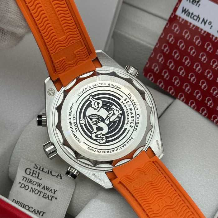 Omega Seamaster Planet Ocean Chronograph 45.5mm – Black Dial, Orange Ceramic Bezel