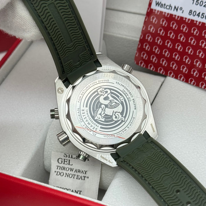 Omega Seamaster Planet Ocean Chronograph 45.5mm – Green Dial & Bezel, Co-Axial Master Chronometer