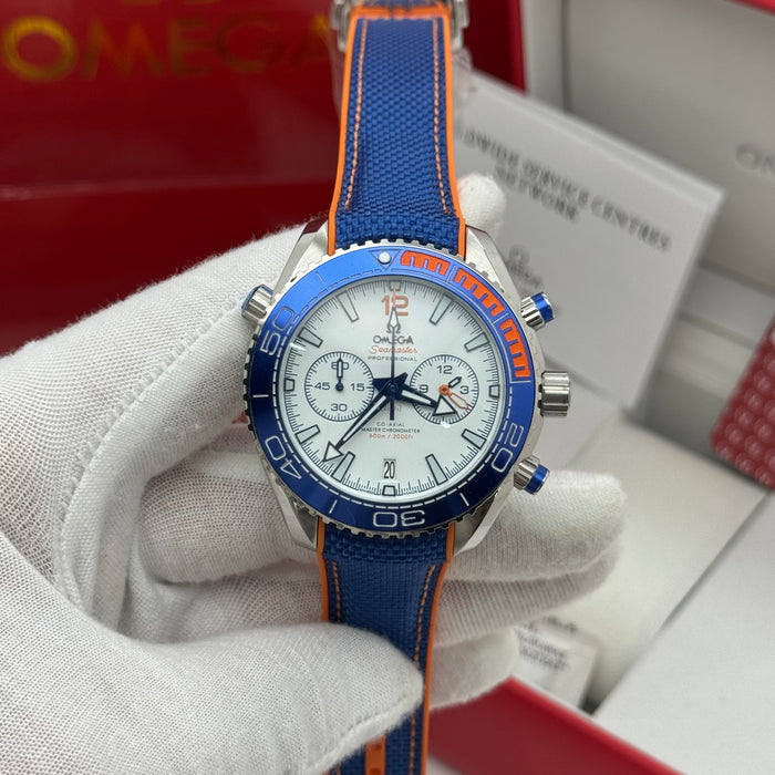 Omega Seamaster Planet Ocean Chronograph 45.5mm – White Dial
