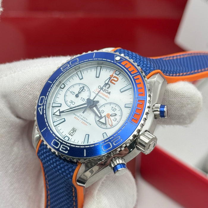 Omega Seamaster Planet Ocean Chronograph 45.5mm – White Dial