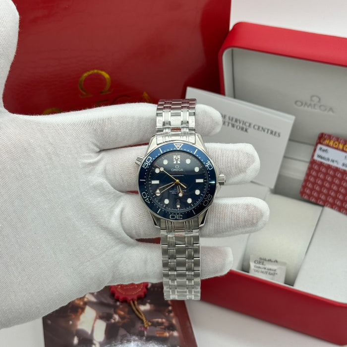Omega Seamaster Diver 300M Co-Axial Master Chronometer 42mm Blue Ceramic Dial