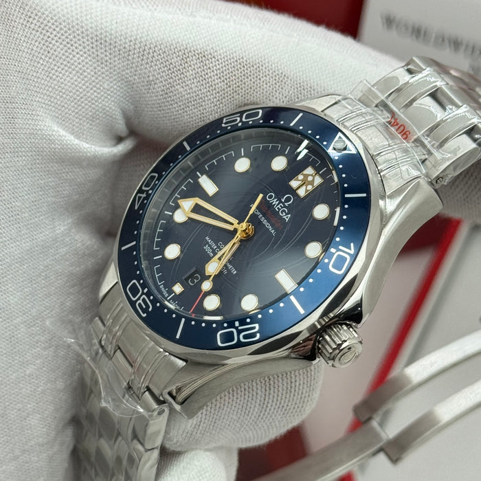 Omega Seamaster Diver 300M Co-Axial Master Chronometer 42mm Blue Ceramic Dial