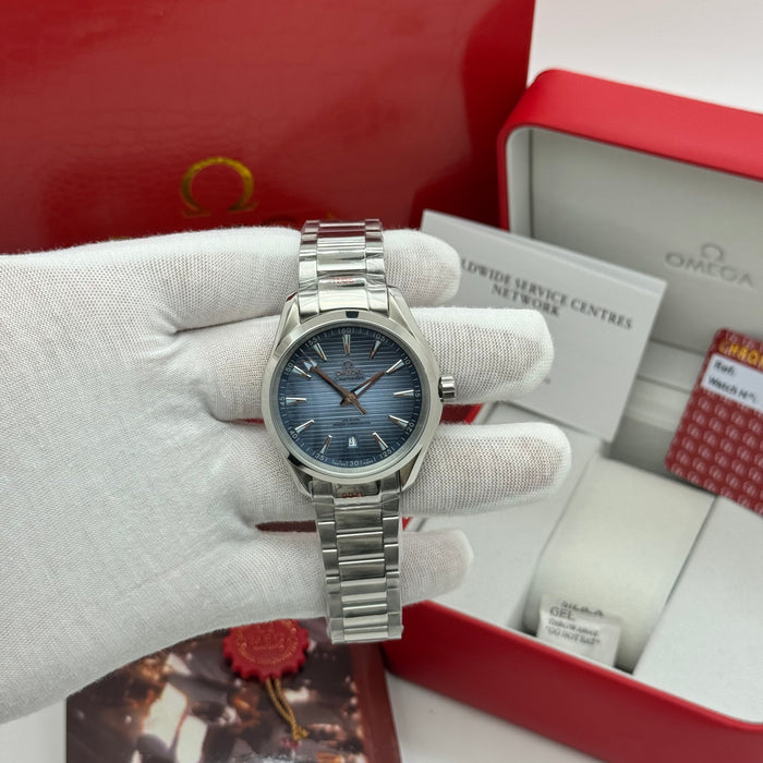 Omega Seamaster Aqua Terra Co-Axial Master Chronometer 41mm – Blue Teak Dial