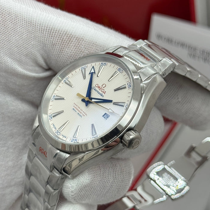 Omega Seamaster Aqua Terra Co-Axial Master Chronometer 41mm – Silver Teak Dial