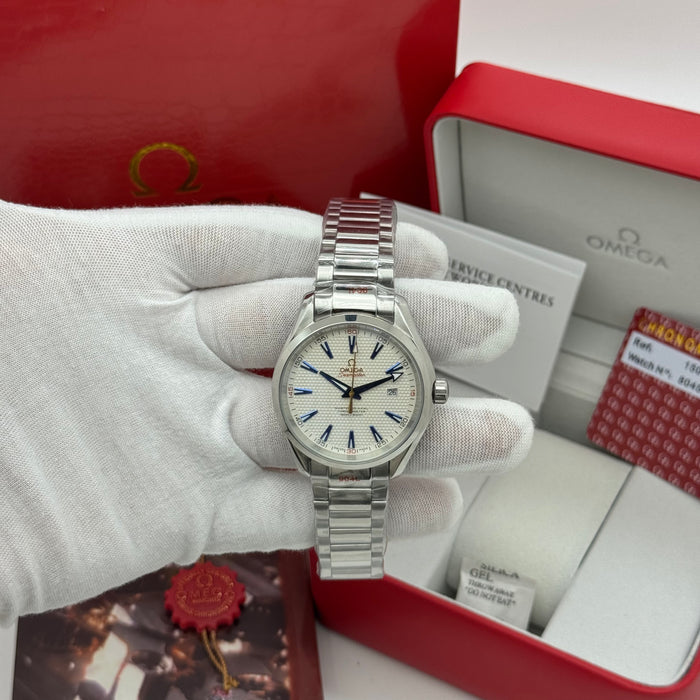 Omega Seamaster Aqua Terra 2020 Co-Axial Master Chronometer 41mm – Textured White Dial