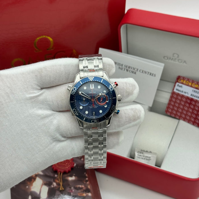 Omega Seamaster Diver 300M Co-Axial Master Chronometer Chronograph “America’s Cup”