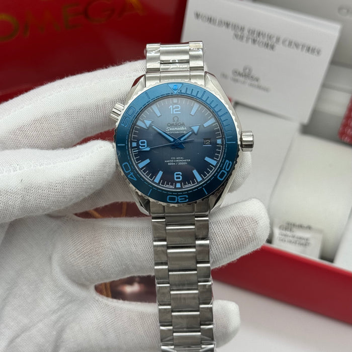 Omega Seamaster Planet Ocean 600M Co-Axial Master Chronometer – Blue Dial & Bezel