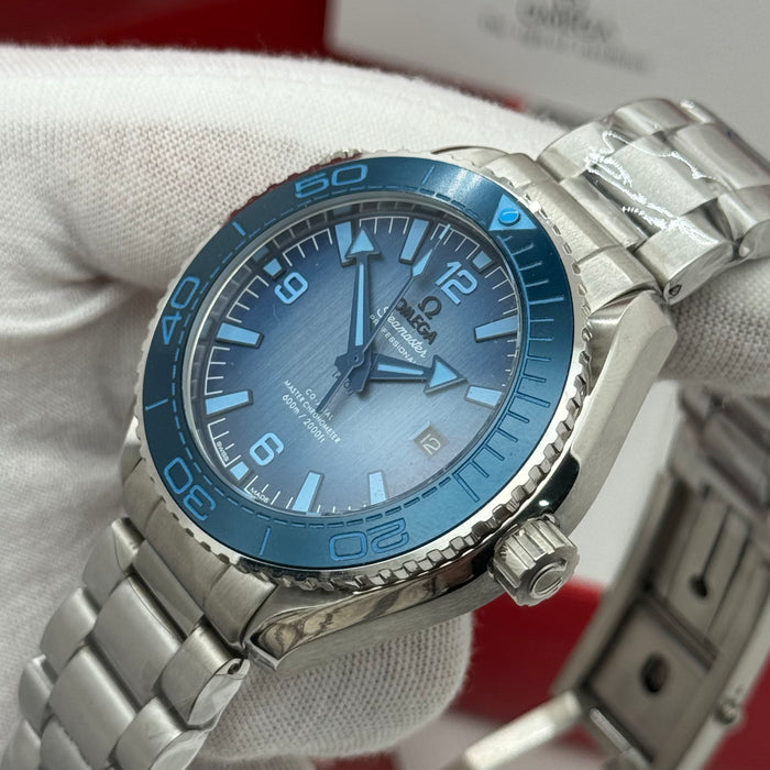 Omega Seamaster Planet Ocean 600M Co-Axial Master Chronometer – Blue Dial & Bezel