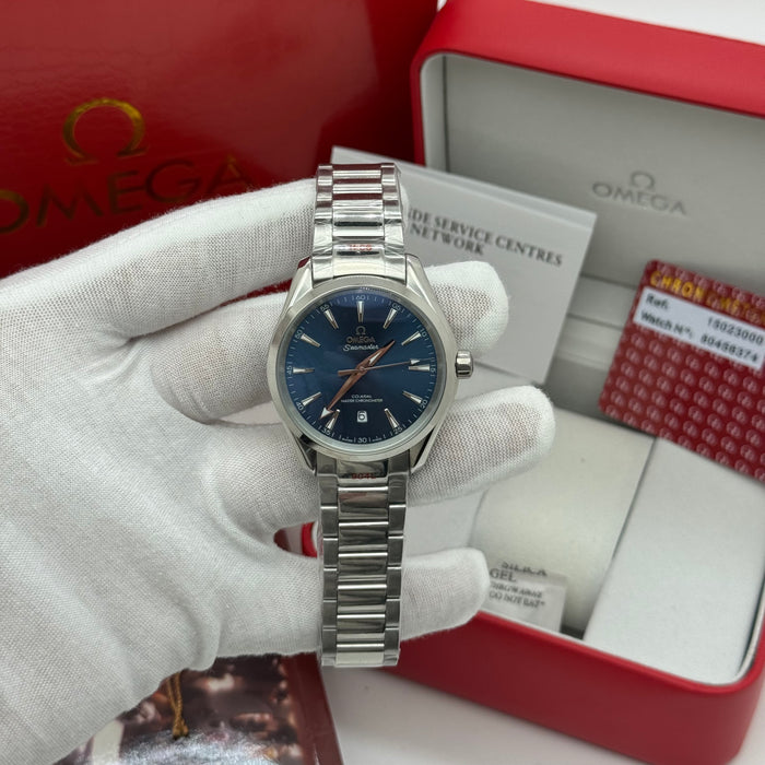 Omega Seamaster Aqua Terra Co-Axial Master Chronometer 41mm Blue Dial