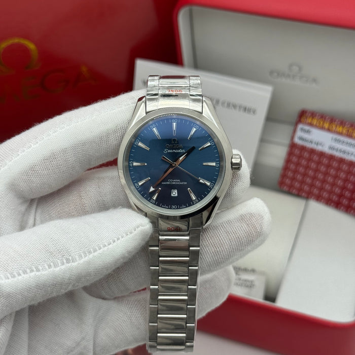 Omega Seamaster Aqua Terra Co-Axial Master Chronometer 41mm Blue Dial
