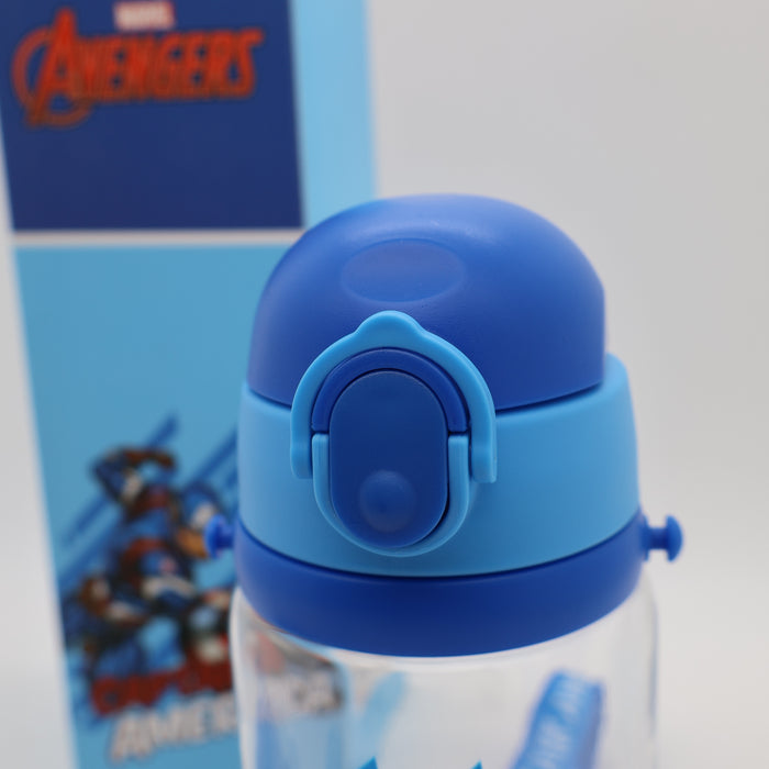 Disney Marvel Avengers Captain America & Hello Kitty  Water Bottle 520mL
