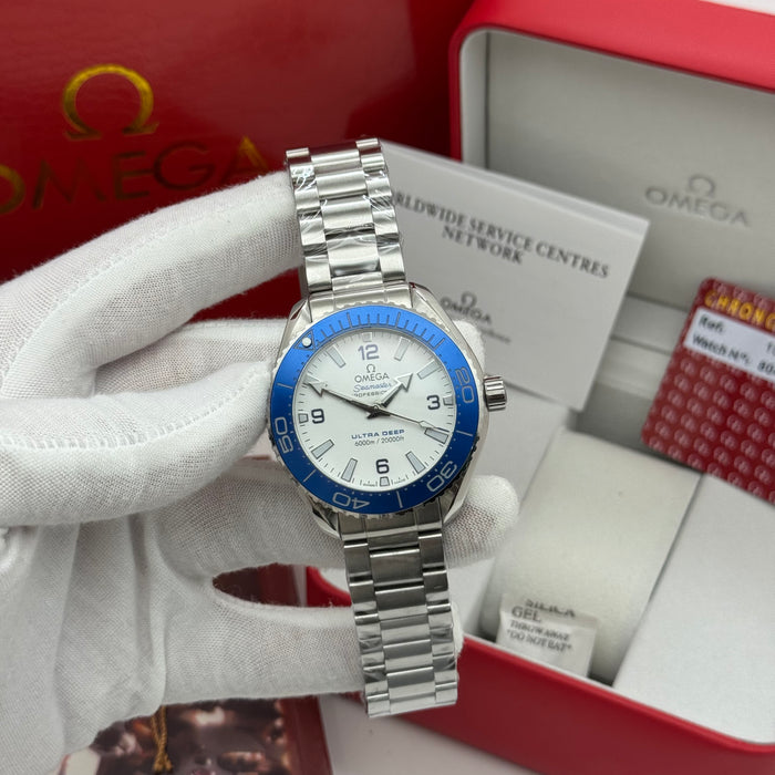 Omega Seamaster White Dial Co-Axial Master Chronometer