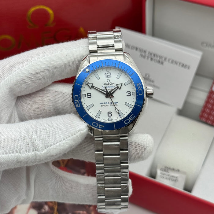 Omega Seamaster White Dial Co-Axial Master Chronometer