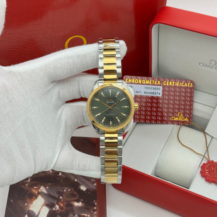 Omega Seamaster Aqua Terra Co-Axial Master Chronometer – Two-Tone Gold