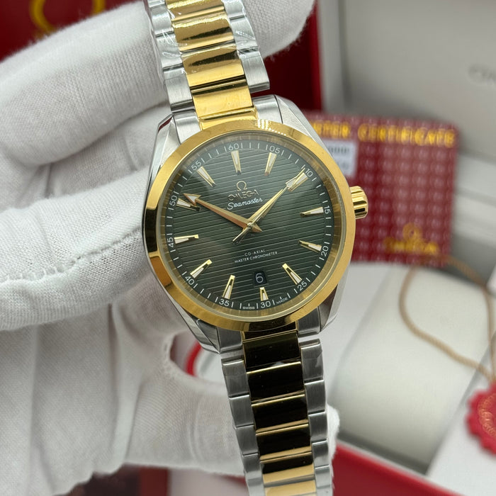 Omega Seamaster Aqua Terra Co-Axial Master Chronometer – Two-Tone Gold