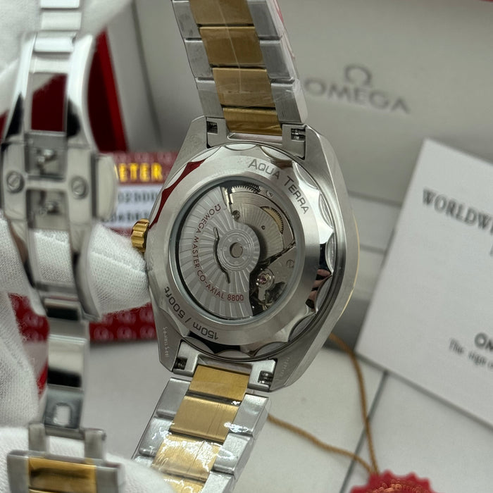 Omega Seamaster Aqua Terra Co-Axial Master Chronometer – Two-Tone Gold