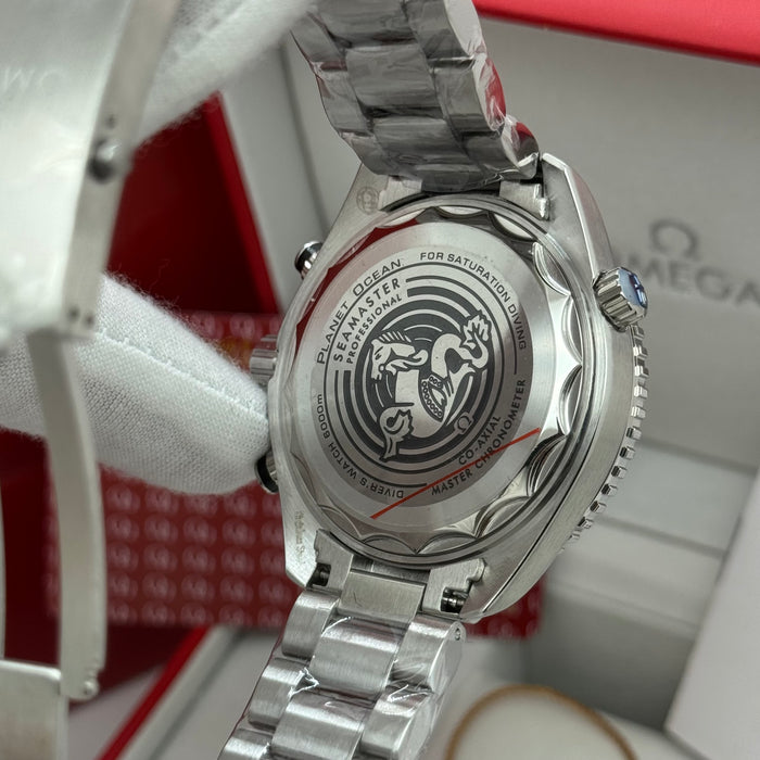 Omega Seamaster Planet Ocean 600M Chronograph – Black Dial with Orange Bezel