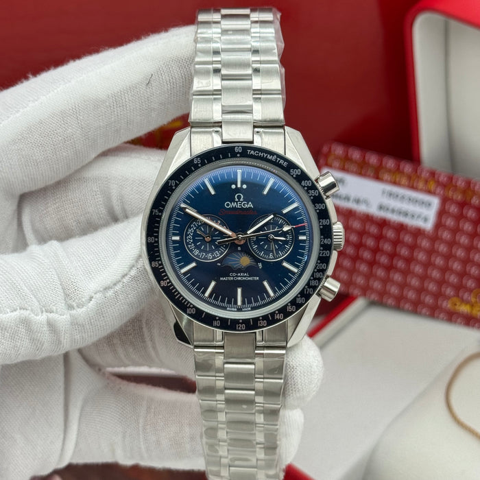 Omega Speedmaster Moonphase Co-Axial Master Chronometer – Blue Dial